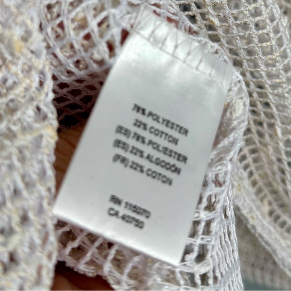 Nina Leonard Cream Knit Cardigan with Button Detail - Picture 6 of 6